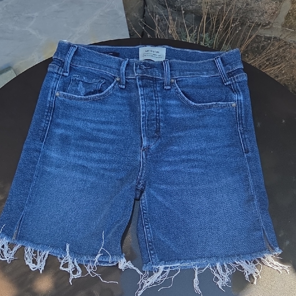 McGuire Denim Women's Bike Shorts - Denim Blue